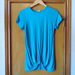 LOVE U ALREADY maternity teal top